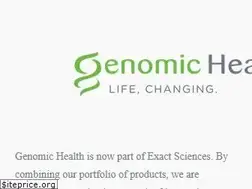 Sites similar to genomichealth.com