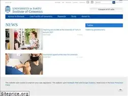 Sites similar to genomics.ut.ee