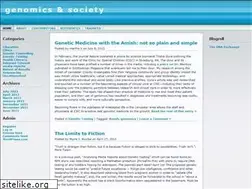 Sites similar to genomicsandsociety.wordpress.com