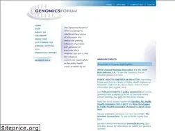 Sites similar to genomicsforum.org