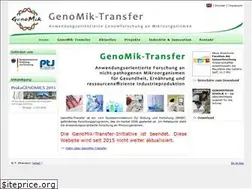 Sites similar to genomik-transfer.de