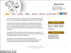 Sites similar to genovapizzaalexandria.com