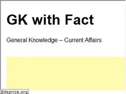 Sites similar to genralknowledge.org