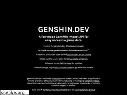 Sites similar to genshin.dev