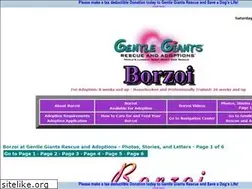 Sites similar to gentlegiantsrescue-borzoi.com