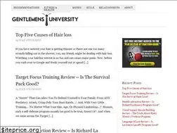 Sites similar to gentlemensuniversity.com