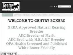 Sites similar to gentryboxers.com