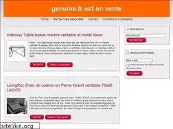Sites similar to genuine.fr