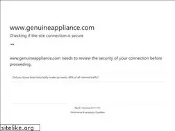 Sites similar to genuineappliance.com