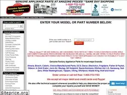 Sites similar to genuineapplianceparts.com