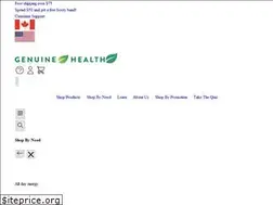 Sites similar to genuinehealth.ca