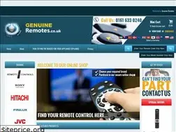 Sites similar to genuineremotes.co.uk