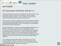 Sites similar to genussregion-oberfranken.de