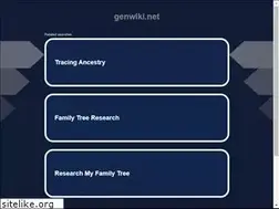 Sites similar to genwiki.net