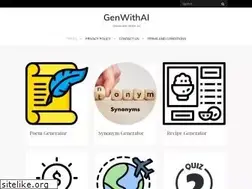Sites similar to genwithai.me