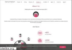 Sites similar to genymobile.com