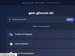 Sites similar to geo-glossar.de