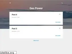 Sites similar to geo-power-sector.blogspot.com