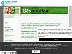 Sites similar to geocarrefour.revues.org