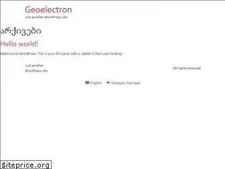 Sites similar to geoelectron.ge