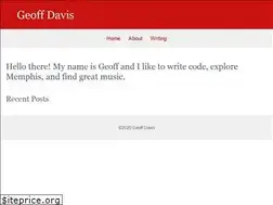 Sites similar to geoffdavis.dev