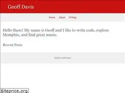 Sites similar to geoffdavis.info