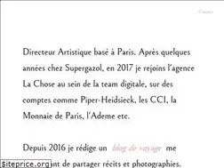 Sites similar to geoffrey-menissier.fr