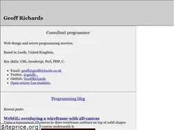 Sites similar to geoffrichards.co.uk
