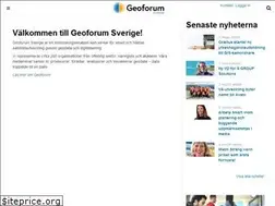 Sites similar to geoforum.se