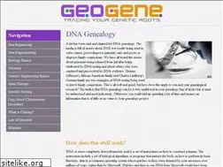 Sites similar to geogene.com
