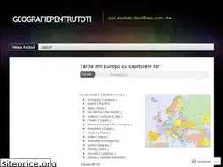 Sites similar to geografiepentrutoti.wordpress.com