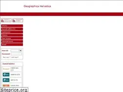 Sites similar to geographica-helvetica.net