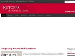 Sites similar to geography.rutgers.edu