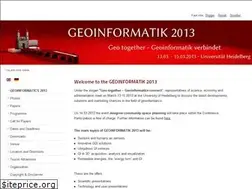 Sites similar to geoinformatik2013.de