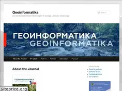 Sites similar to geoinformatika.ru