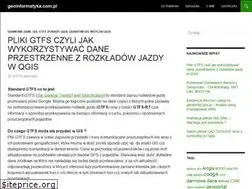 Sites similar to geoinformatyka.com.pl