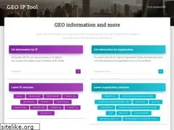 Sites similar to geoiptool.de