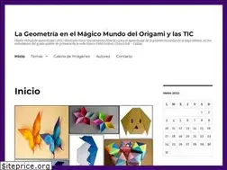 Sites similar to geometriamagicomundodelorigami.wordpress.com