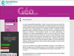 Sites similar to geomorphologie.revues.org
