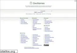 Sites similar to geonames.org