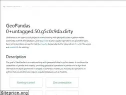 Sites similar to geopandas.readthedocs.io