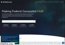 Sites similar to geoplatform.gov