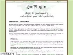 Sites similar to geoplugin.net