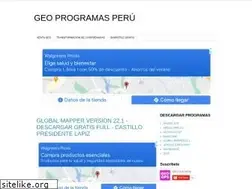 Sites similar to geoprogramasperu.blogspot.com