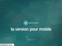 Sites similar to geoprospect.mobi