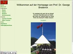 Sites similar to george-broderick.de
