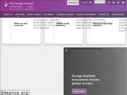 Sites similar to georgeinstitute.org.au