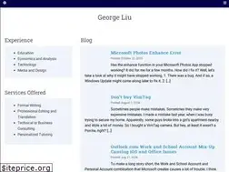 Sites similar to georgeliu.me