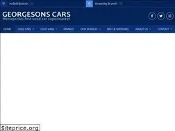 Sites similar to georgesonscars.co.uk