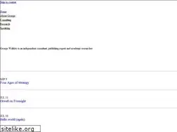Sites similar to georgewalkley.com